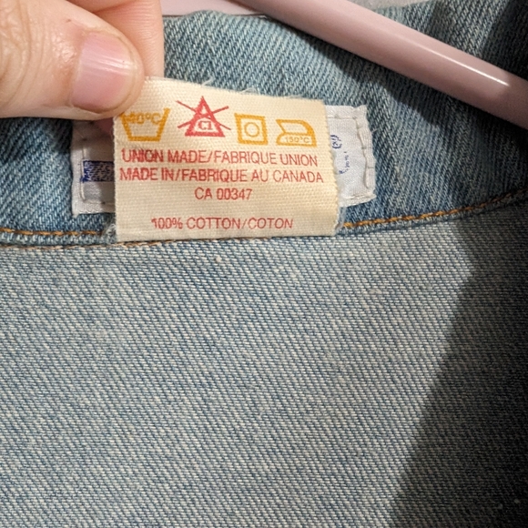 Impromptu vintage women's blue jean midi western longsleeve dress size 10 - Picture 8 of 16